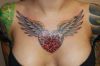 love angel tats on chest